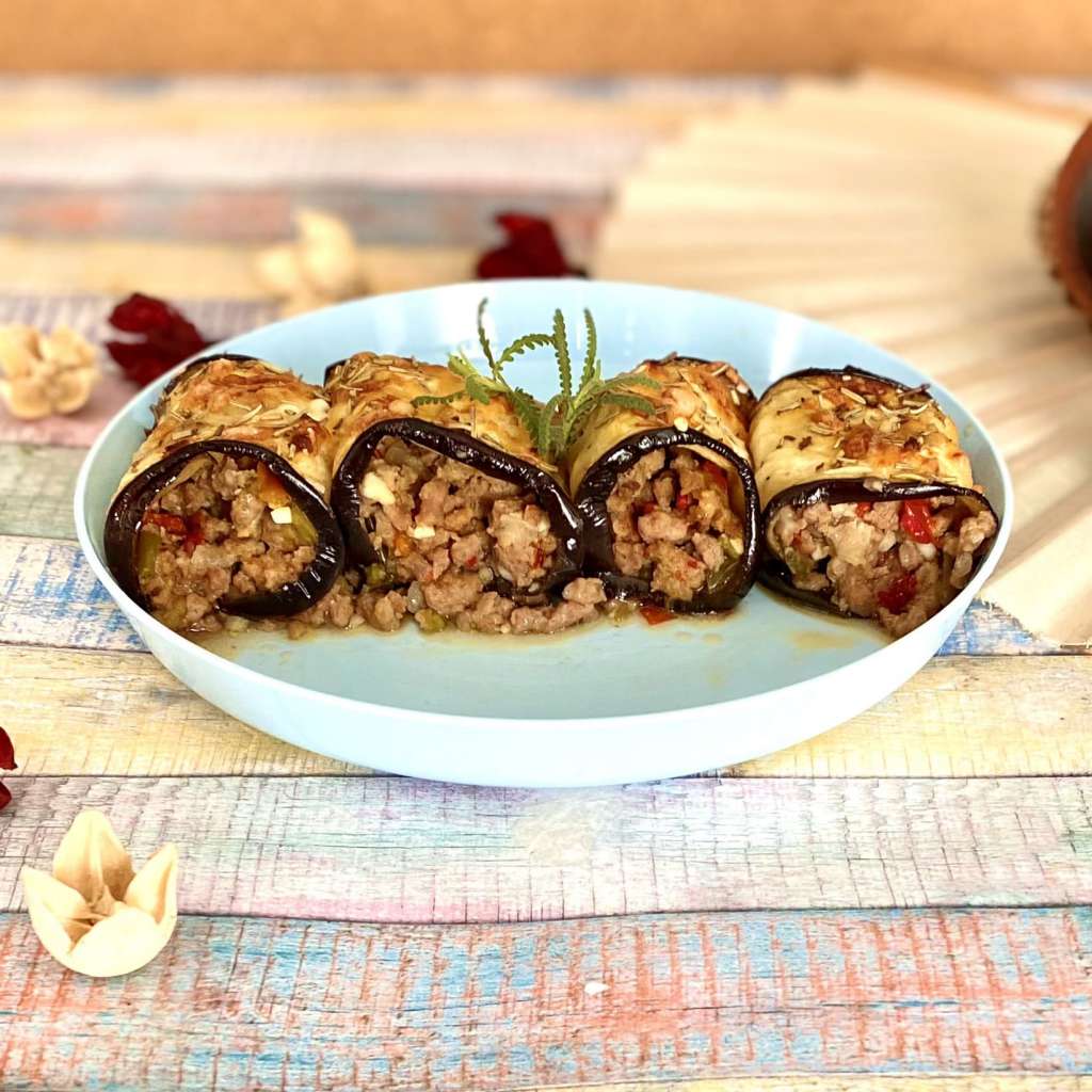 Canelones de Berenjena rellenos